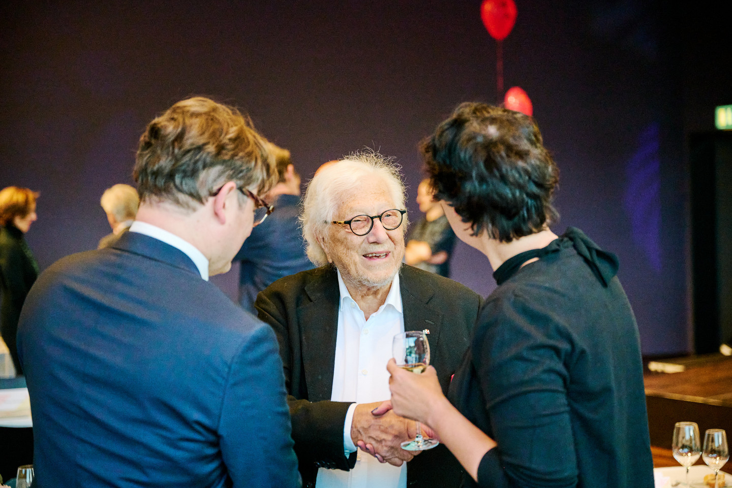 Heinz Holtmann beim Jubiläumsfest des ZADIK im September 2022, Foto: © Nathan Dreesen